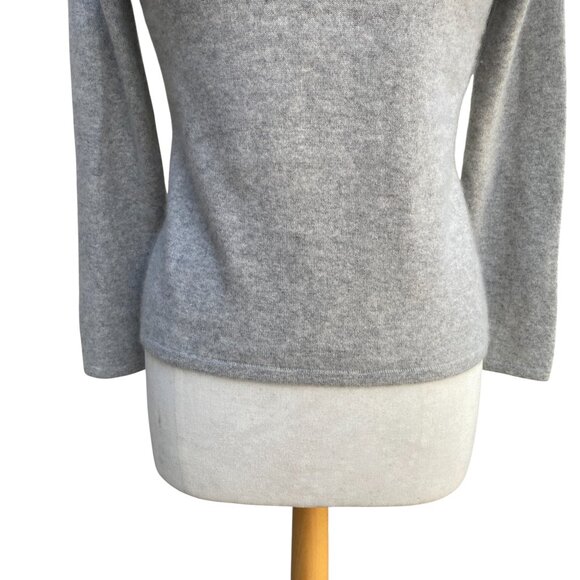 Vintage Cashmere Turtleneck Sweater Quiet Luxury Capsule Minimalist Old Money-S - Picture 4 of 11